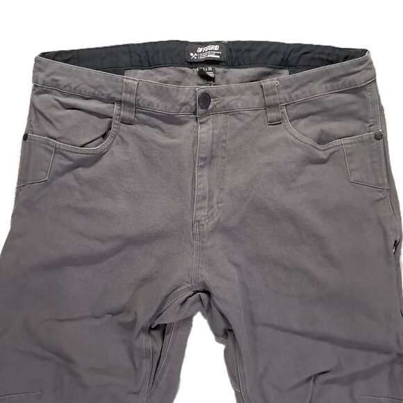Off The Grid Trailblazer Pant Men 38x30, Tag 34x30 Gray Stretch Cotton Utility - Picture 3 of 15